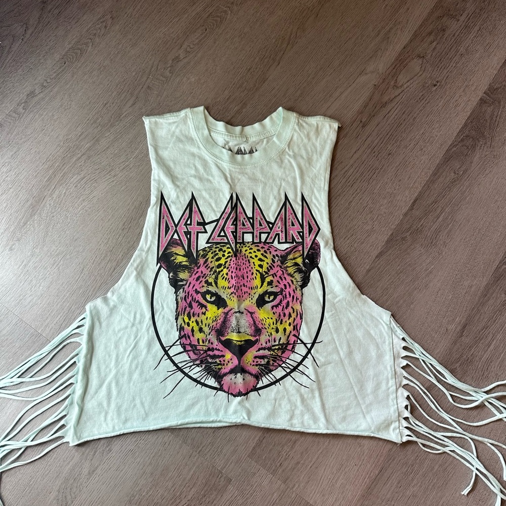 Def Leppard Fringe Tank Top
